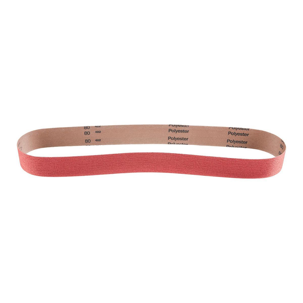 2 in. x 48 in. 80-Grit Ceramic Alumina Sanding Belts 2-Pack M835