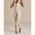 Beige Ankle-Length Girdle with High-Back B173