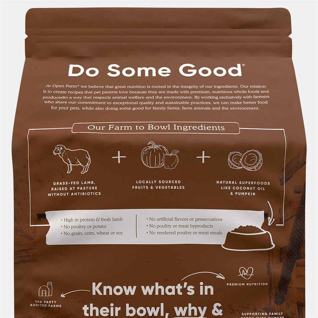 Grain Free Pasture Raised Lamb Dry Cat Food N947