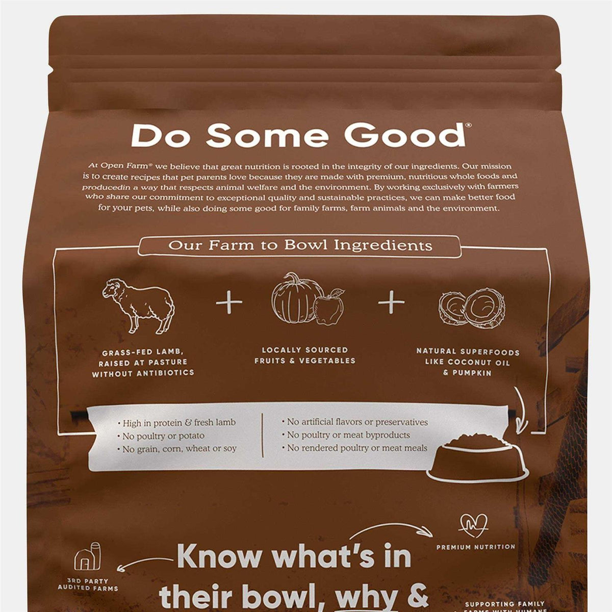 Grain Free Pasture Raised Lamb Dry Cat Food N947