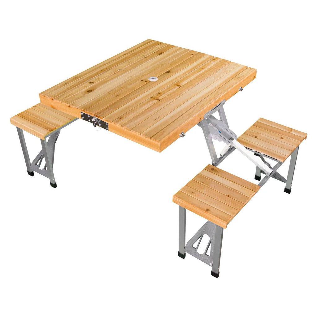 Wood Folding Picnic Table U334628