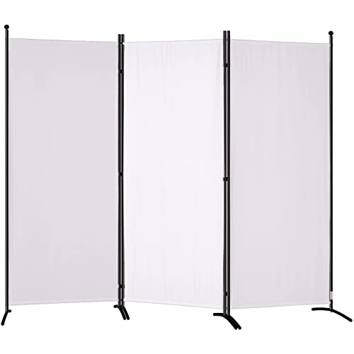 6.1 ft 3-Panel Fabric Room Divider F197331