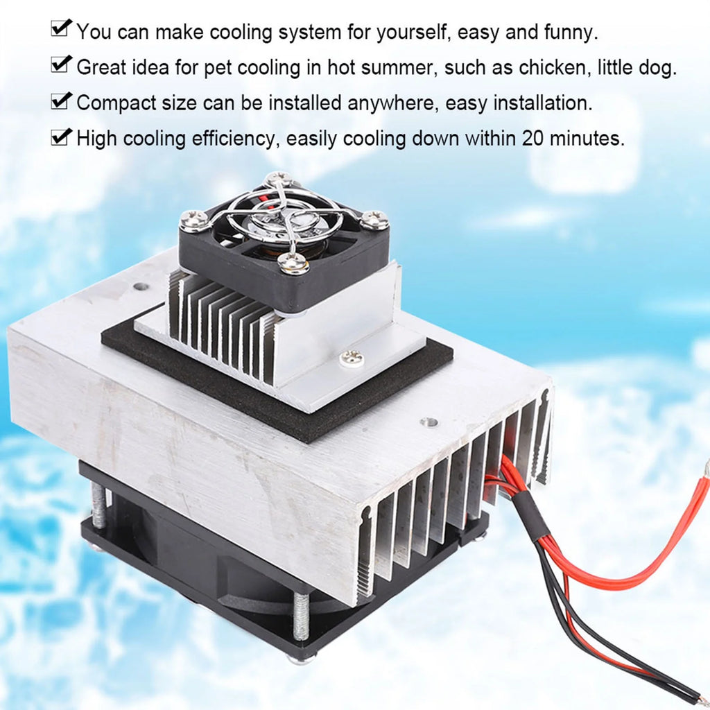Thermoelectric Peltier Cooler Refrigeration Cooling System DC 12V A795205