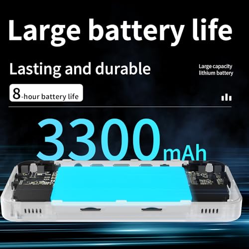 Black Retro Handheld Game Console with 3.5 inch IPS Screen and 64G TF Card J5755