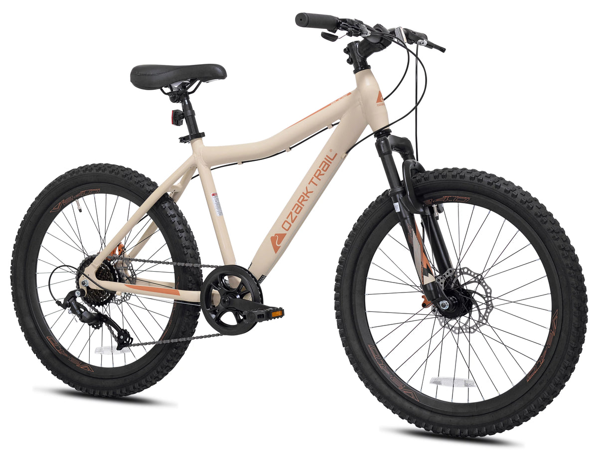 24 Glide Mountain Bike, 8 Speed, Black L9057