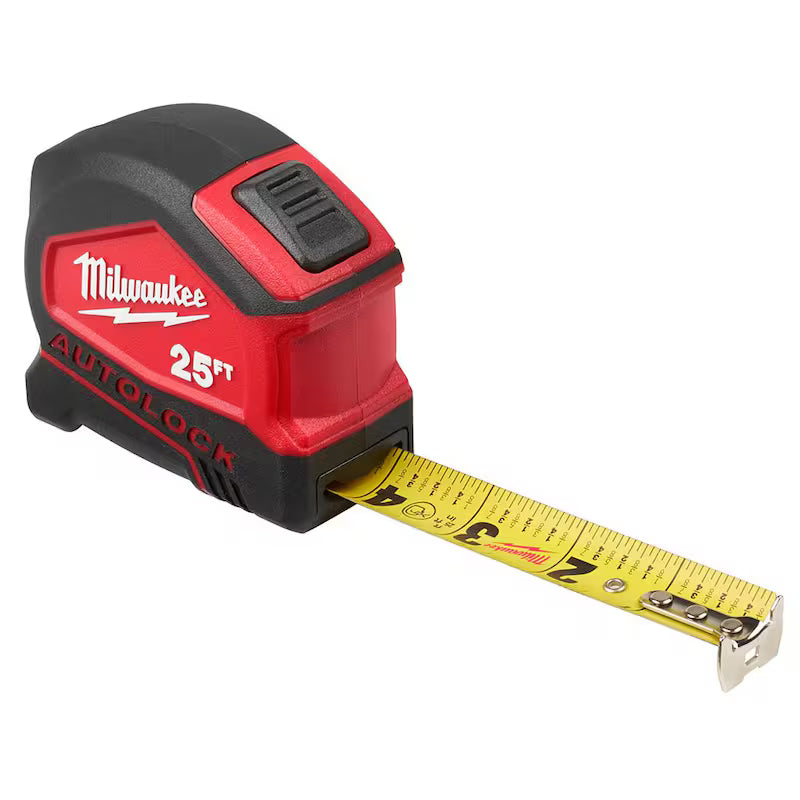 Compact Auto Lock Tape Measure with Folding Utility Knife S345