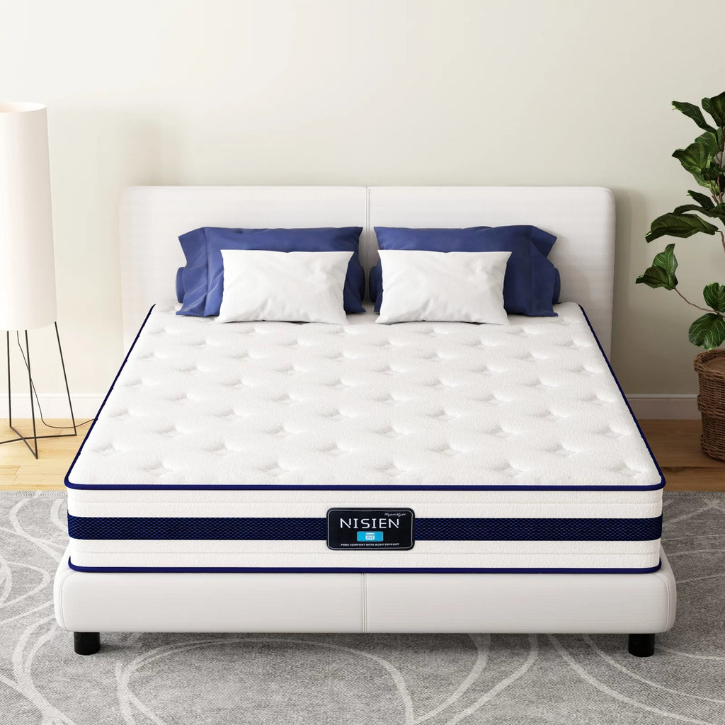 Queen 10 Inch Hybrid Memory Foam Mattress G759