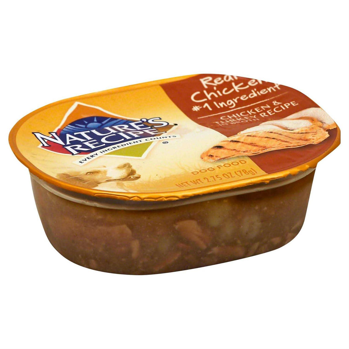 Chicken Recipe Wet Dog Food in Broth Y409343