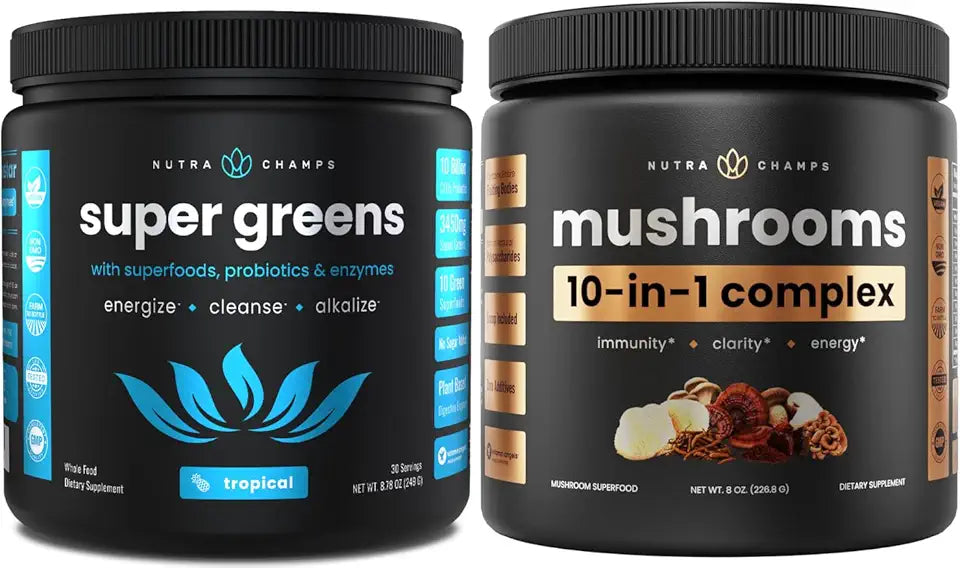Super Greens Tropical & Super Mushrooms U3365