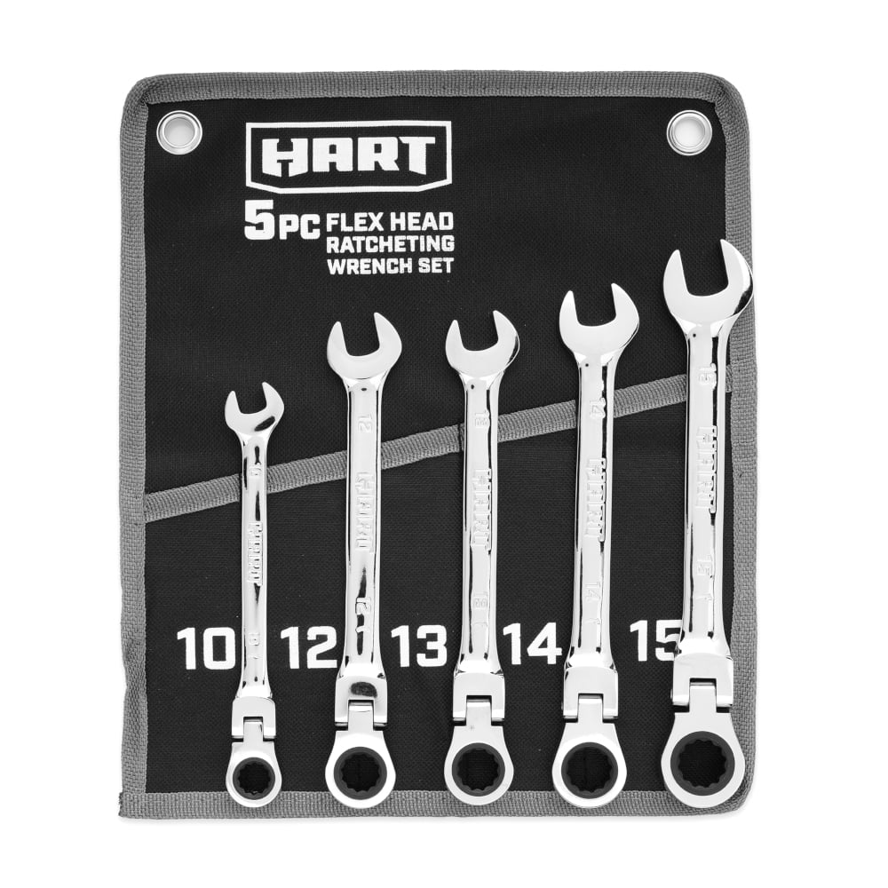 5-Piece Flex Head Ratcheting Wrench Set G2832