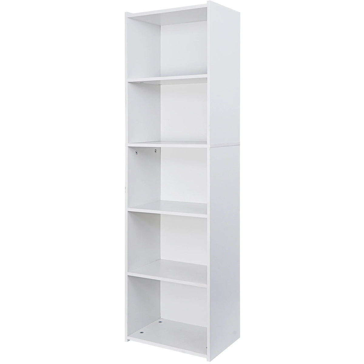 5-Tier Narrow Bookshelf with Adjustable Shelves F821755