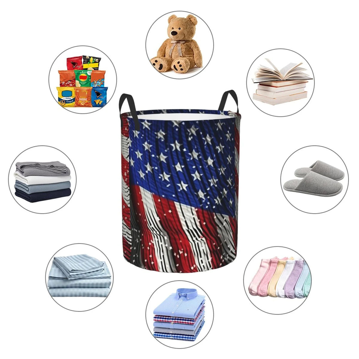 Collapsible 62L Laundry Basket S938