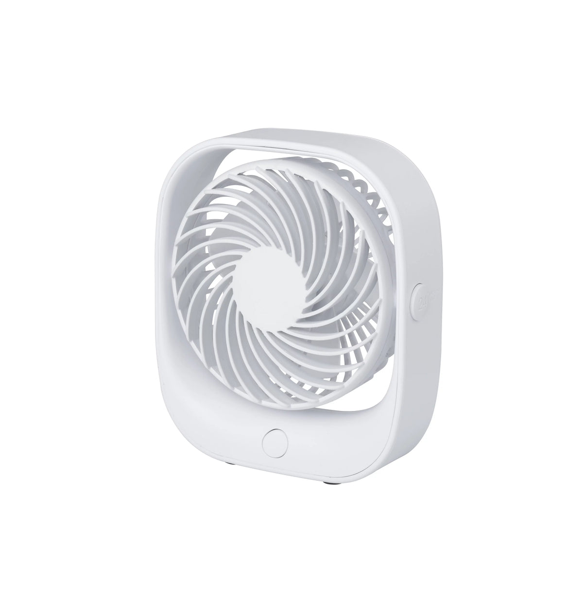 Black Portable Rechargeable USB Tabletop Fan Y2431