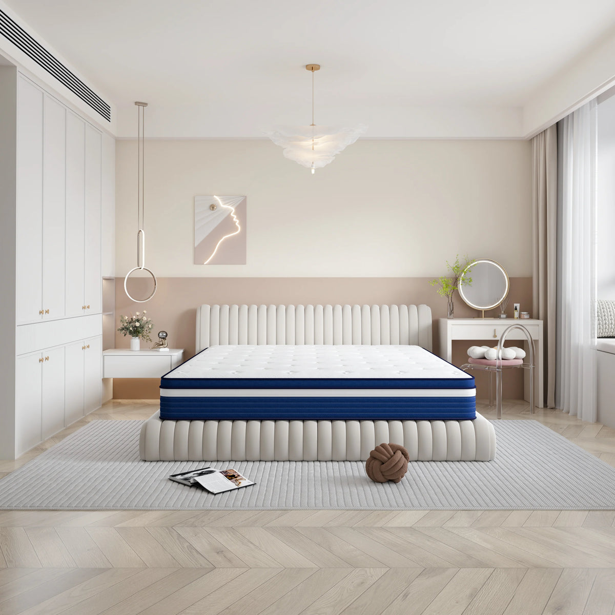 Queen Gel Memory Foam Mattress R502364