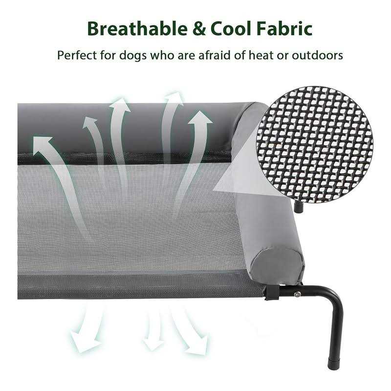 Large Elevated Cooling Dog Bed O61335