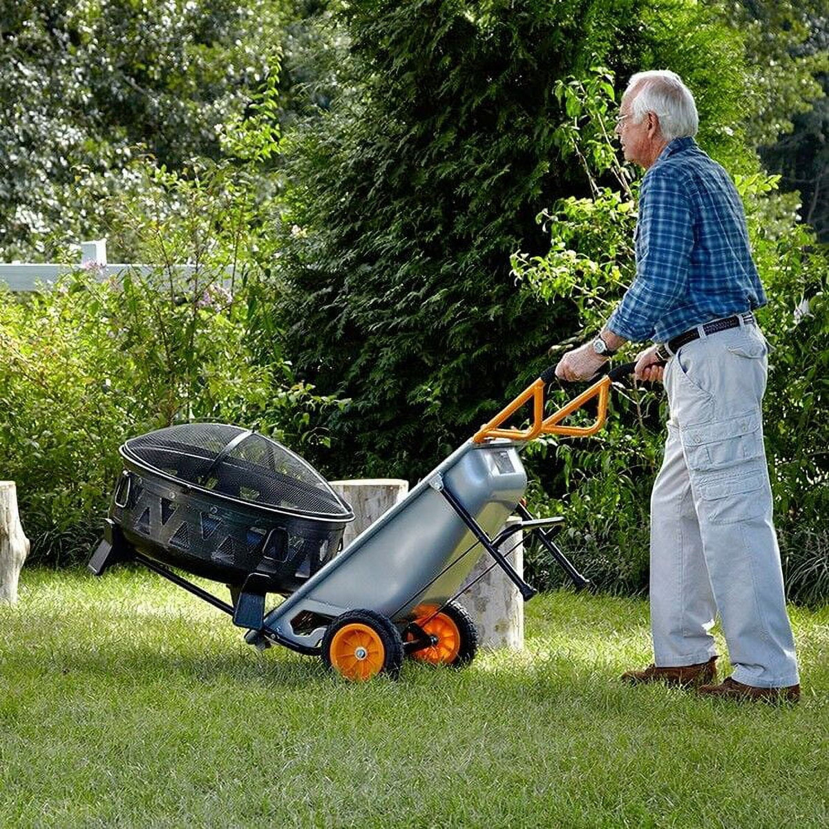 8-in-1 Yard Cart Wheelbarrow Dolly T705