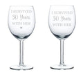 Set of 2 10 oz Wine Glass Goblet P98418