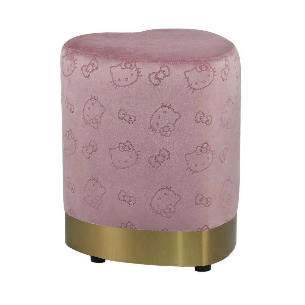 Black Vanity Ottoman Chair O85412