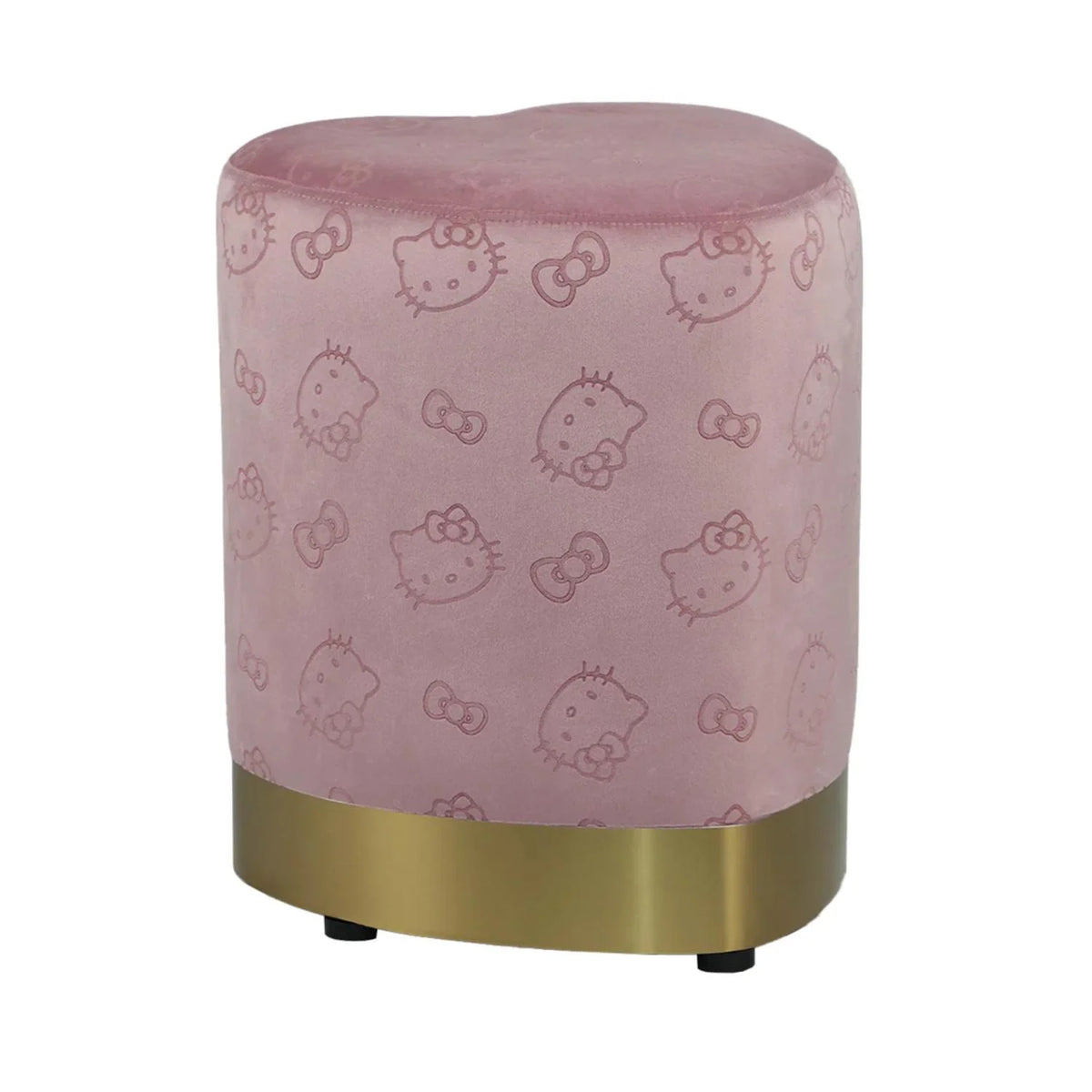 Black Vanity Ottoman Chair O85412