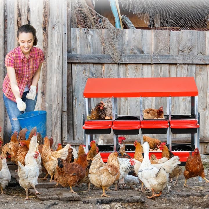 6 Holes Metal Chicken Nesting Boxes K125121