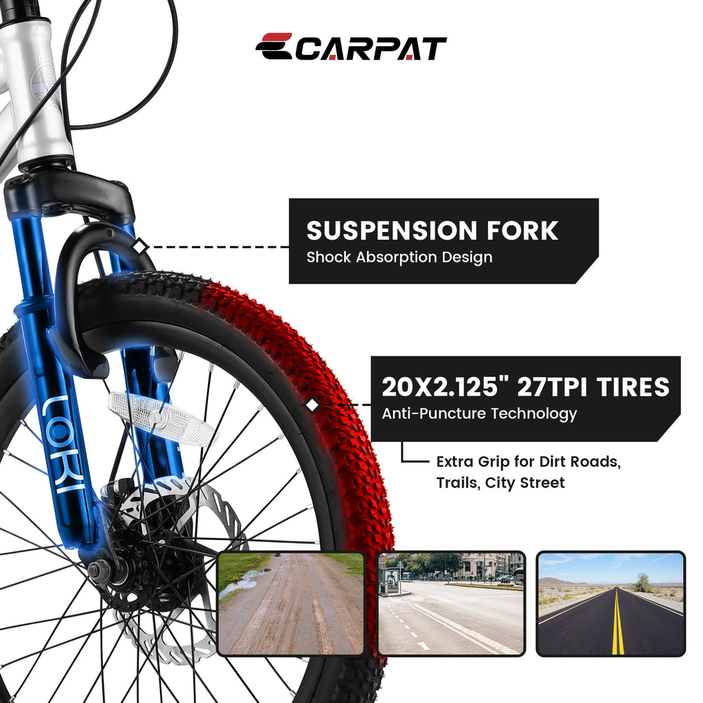 20 inch 7 Speed Kids Bicycle H422925