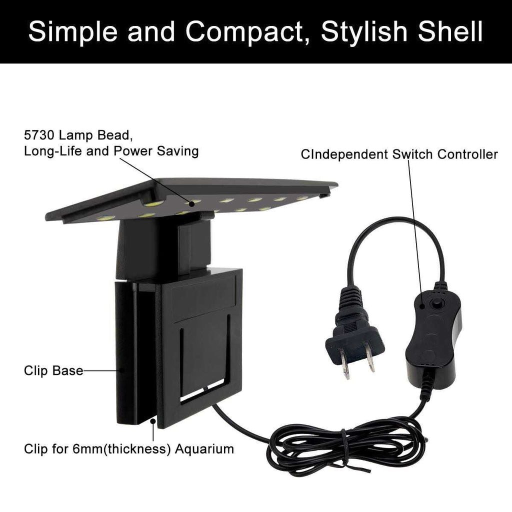Aquarium Light 6W 12 Led Planted Clip Lamp P2631