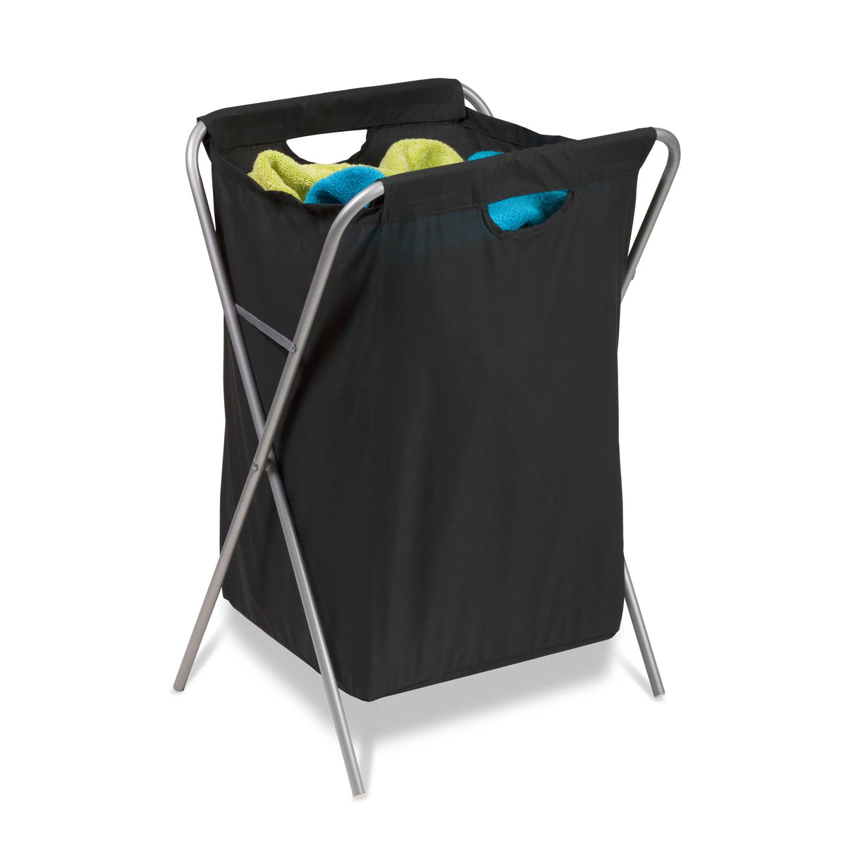 Steel Nylon Folding Laundry Hamper Q236768