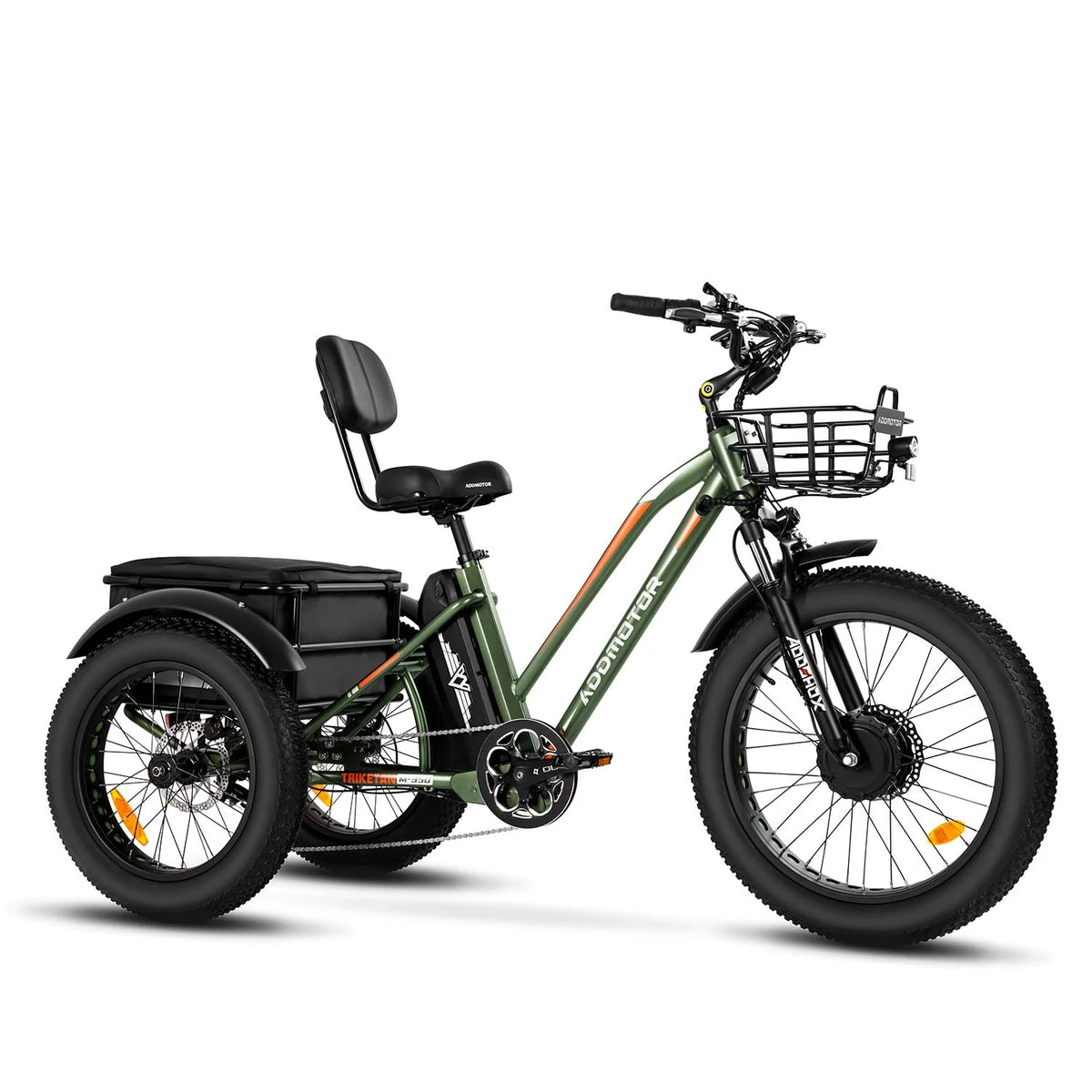 White Electric Tricycle W310