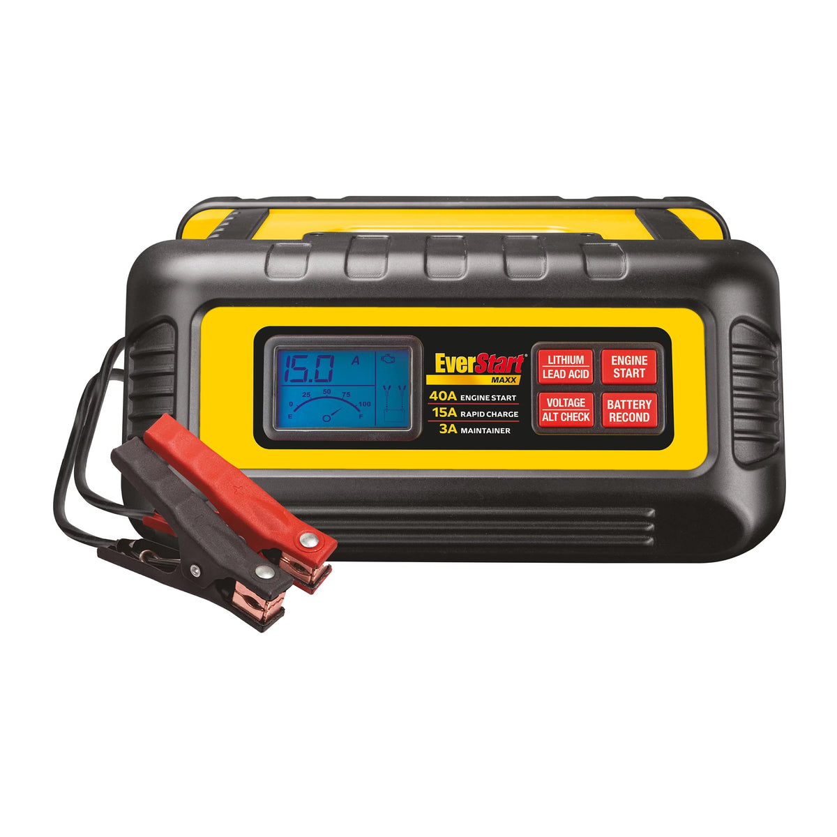 15 Amp Battery Charger and Maintainer with 40 Amp Engine Start N487083