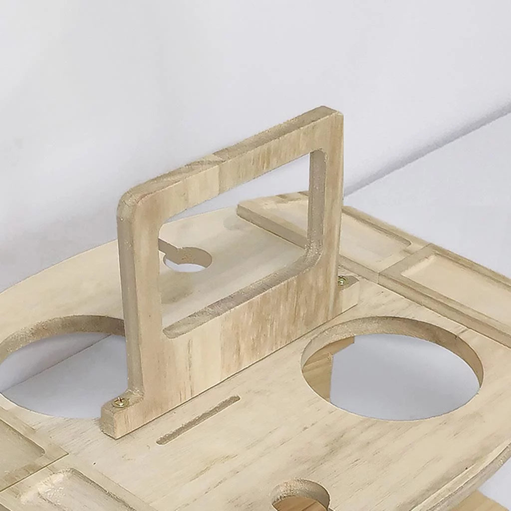 Portable Outdoor Picnic Table with Glass Holder Q814
