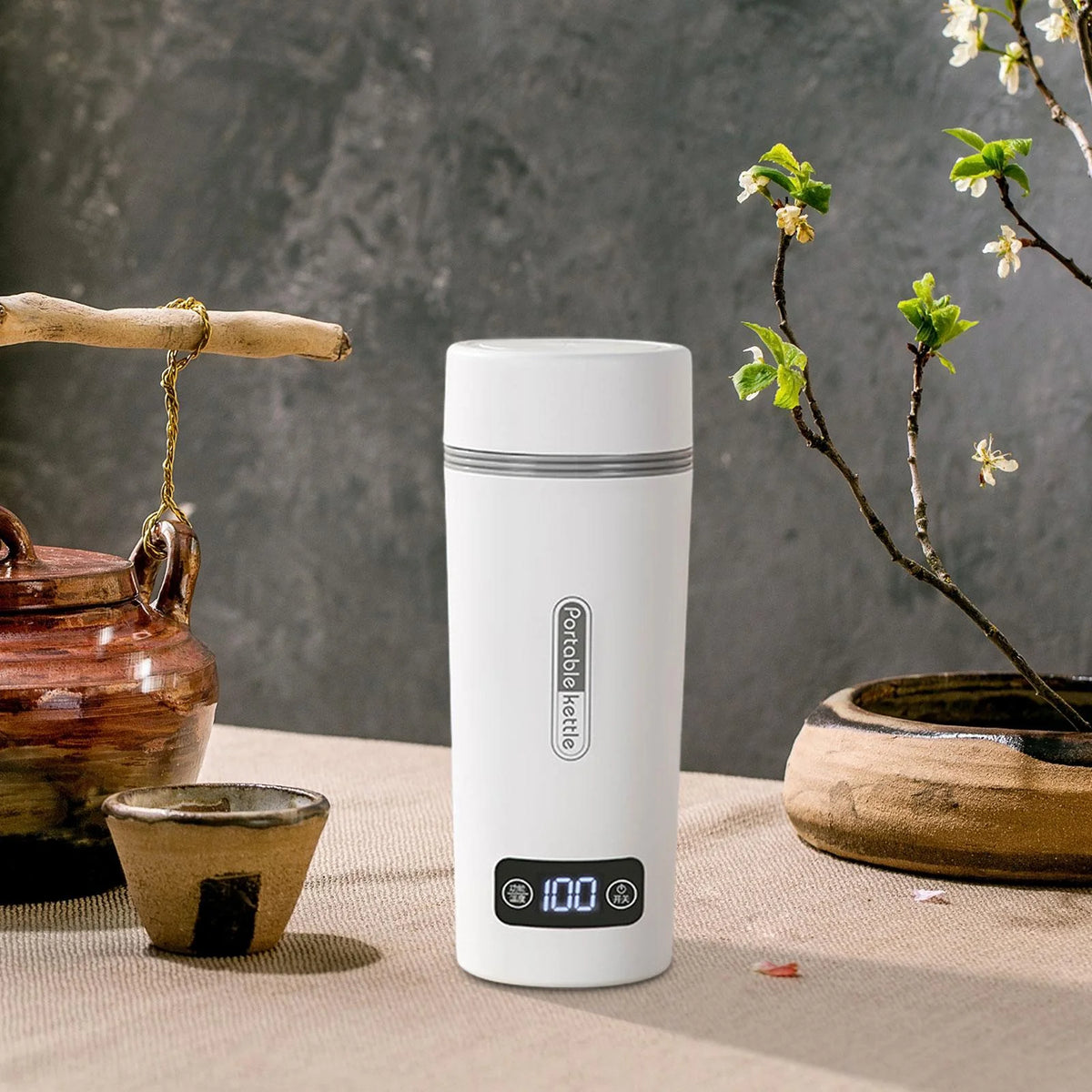 Portable Heating Kettle white U44325