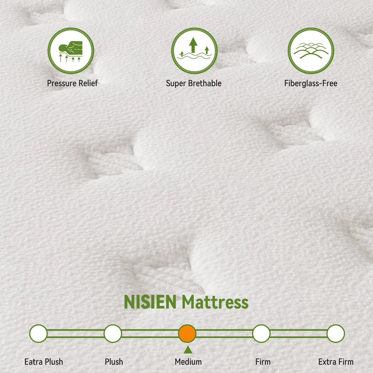 Queen 10 Inch Hybrid Memory Foam Mattress G759