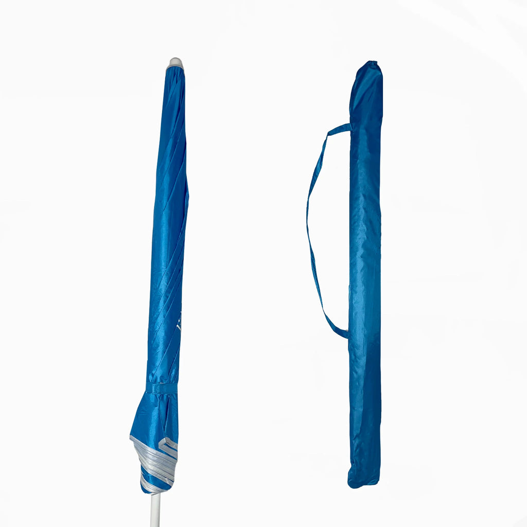 6' Beach Umbrella with UV Protection and Case W2091