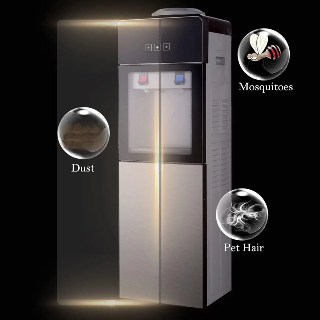 Top-Loading Hot & Cold Water Dispenser with Storage Cabinet Y258