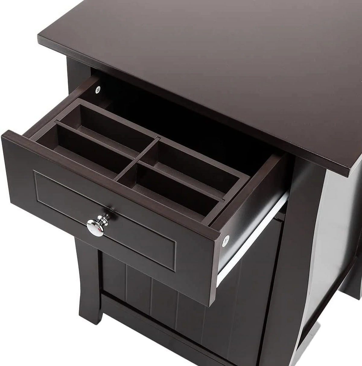 Small Free Standing Wooden Cabinet with Drawer and Single Door R10657