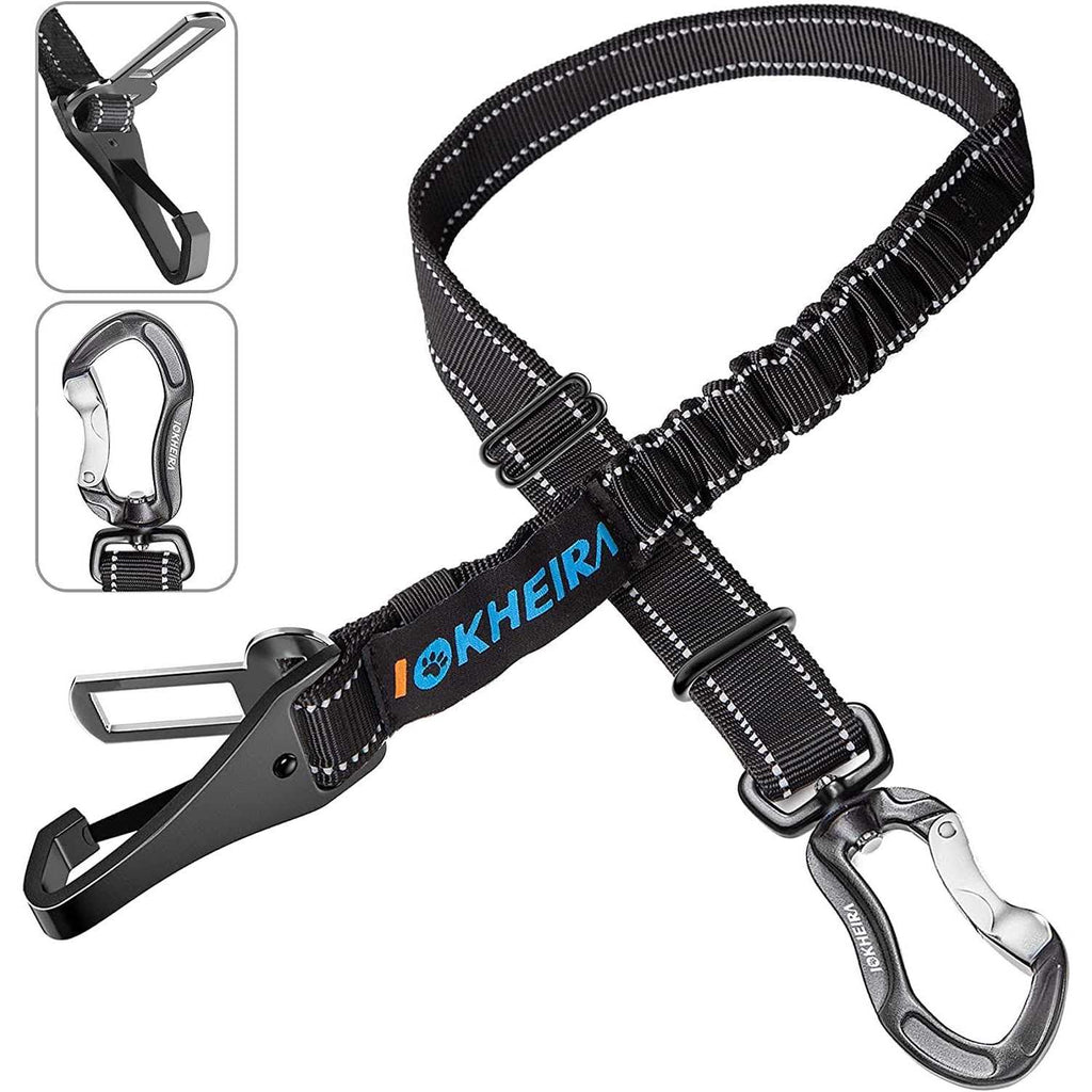 Dog Seat Belt Car Harness Reflective Bungee L750913