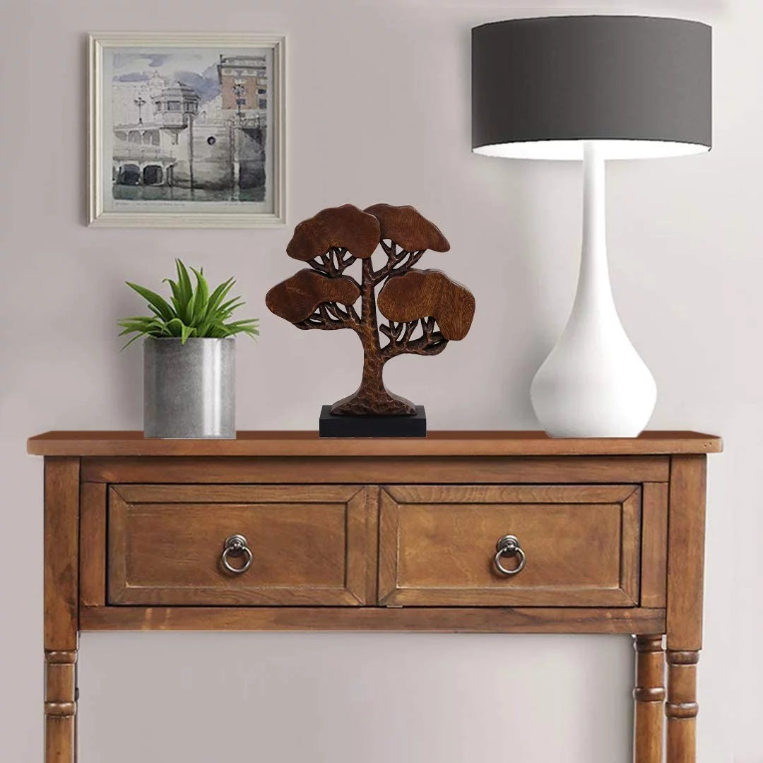 Handcrafted Solid Wood Tree Of Life Centerpiece Z611
