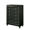 Grey Solid Wood 5-Drawer Chest B22025
