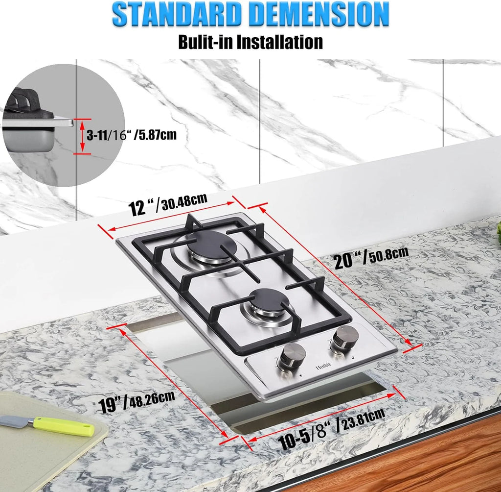 30" 5 Burner Built-in Stainless Steel Gas Cooktop M629