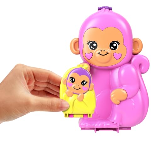 2-in-1 Travel Toy with 2 Micro Dolls and 16 Accessories O3794