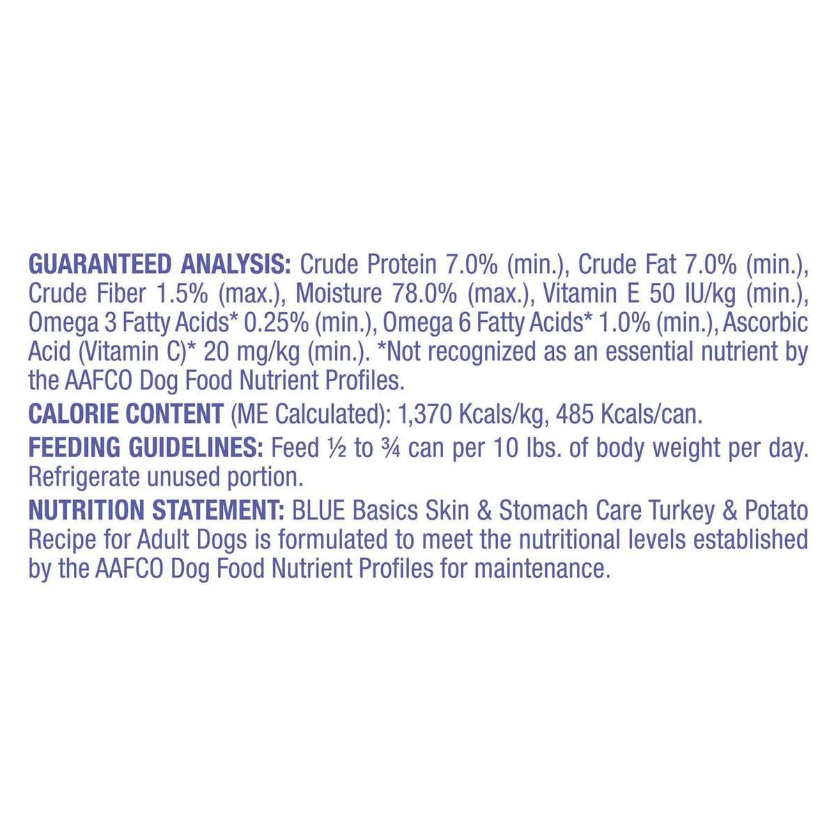 Grain Free Turkey & Potato Canned Dog Food M445787