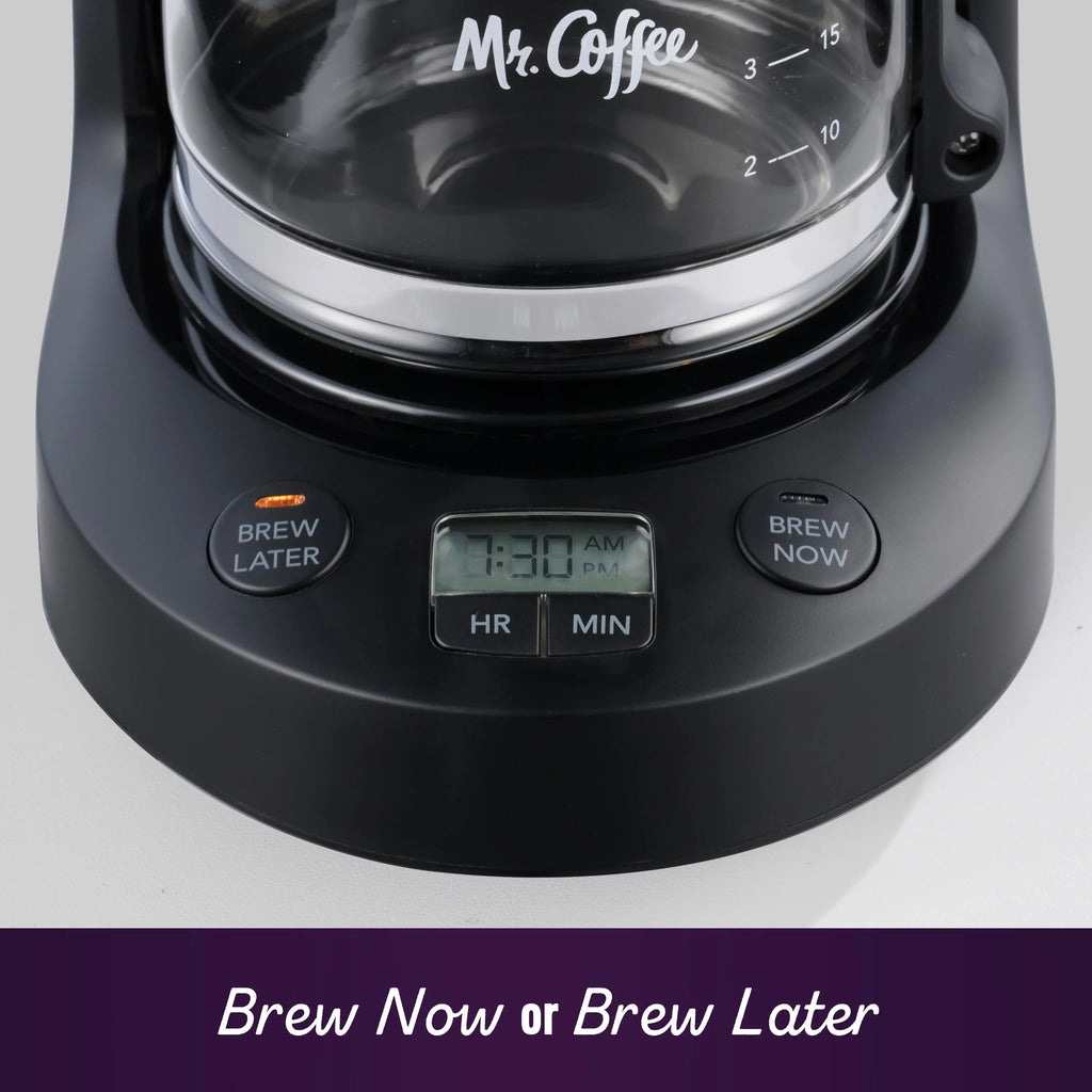 5-Cup Programmable Coffee Maker, 25 oz. Mini Brew, Black I747763