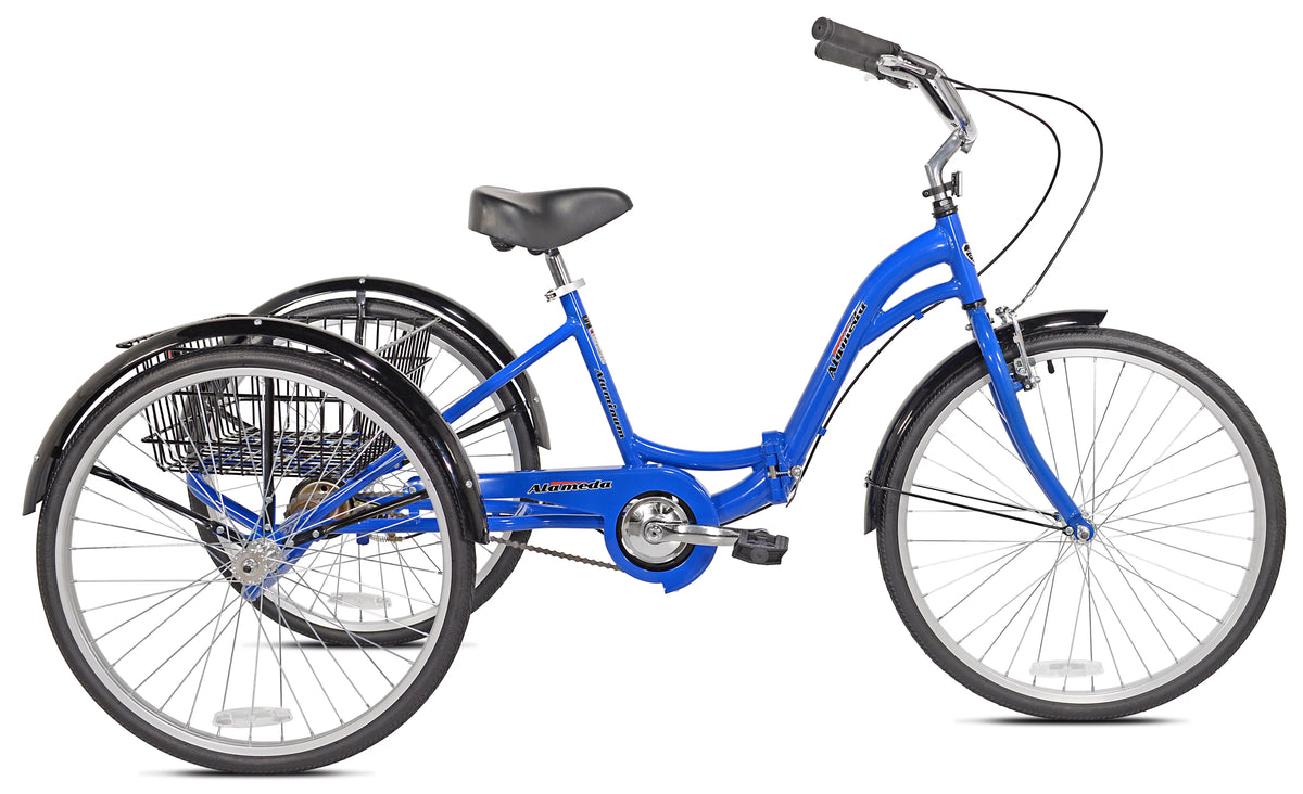 Blue Folding Adult Trike L28365