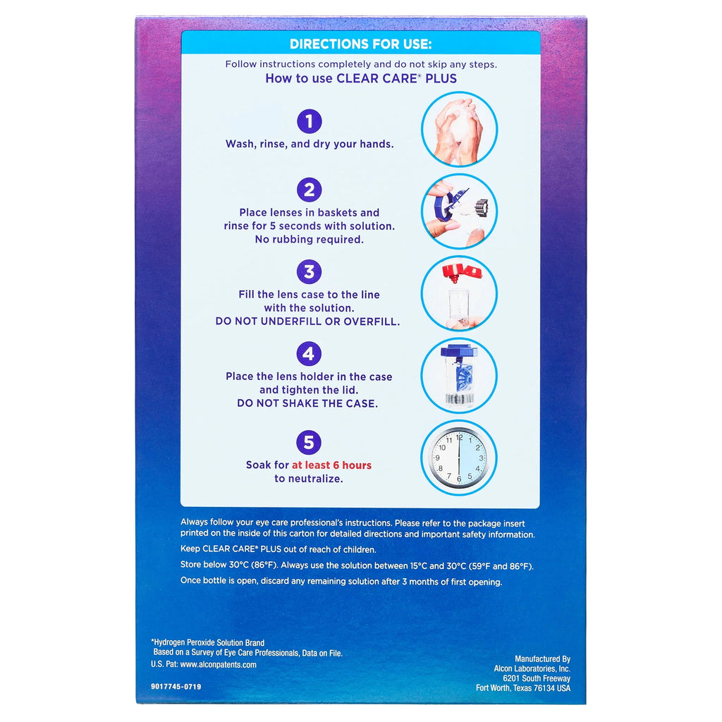 Contact Lens Cleaning Solution with HydraGlyde, Two 12oz I340428