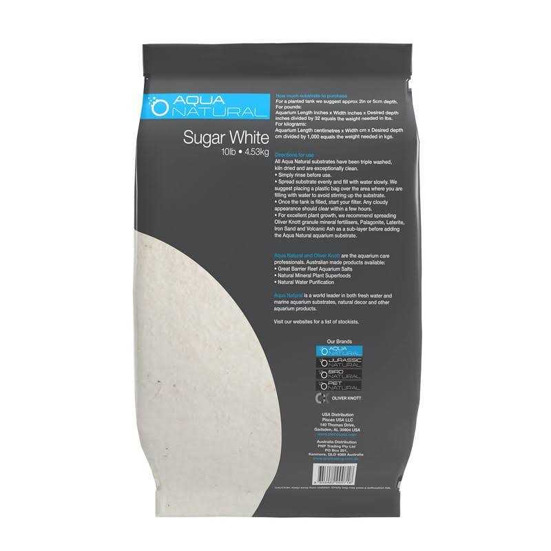 White Sand 10lb Aquarium Substrate F656478