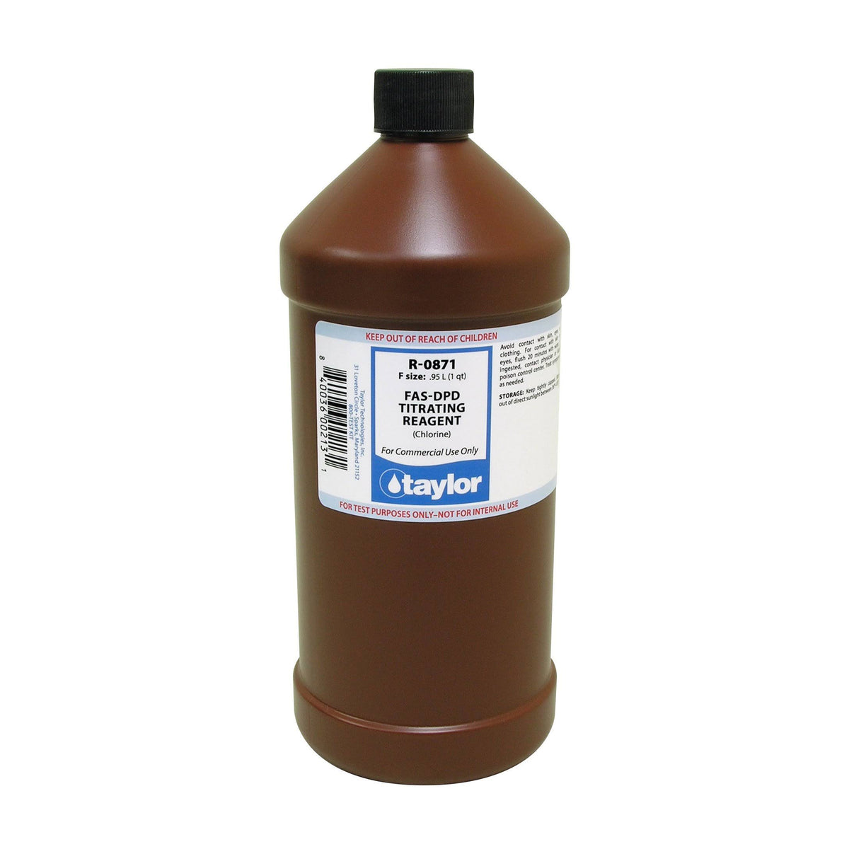 FAS-DPD Titrating Reagent 1 qt. M896