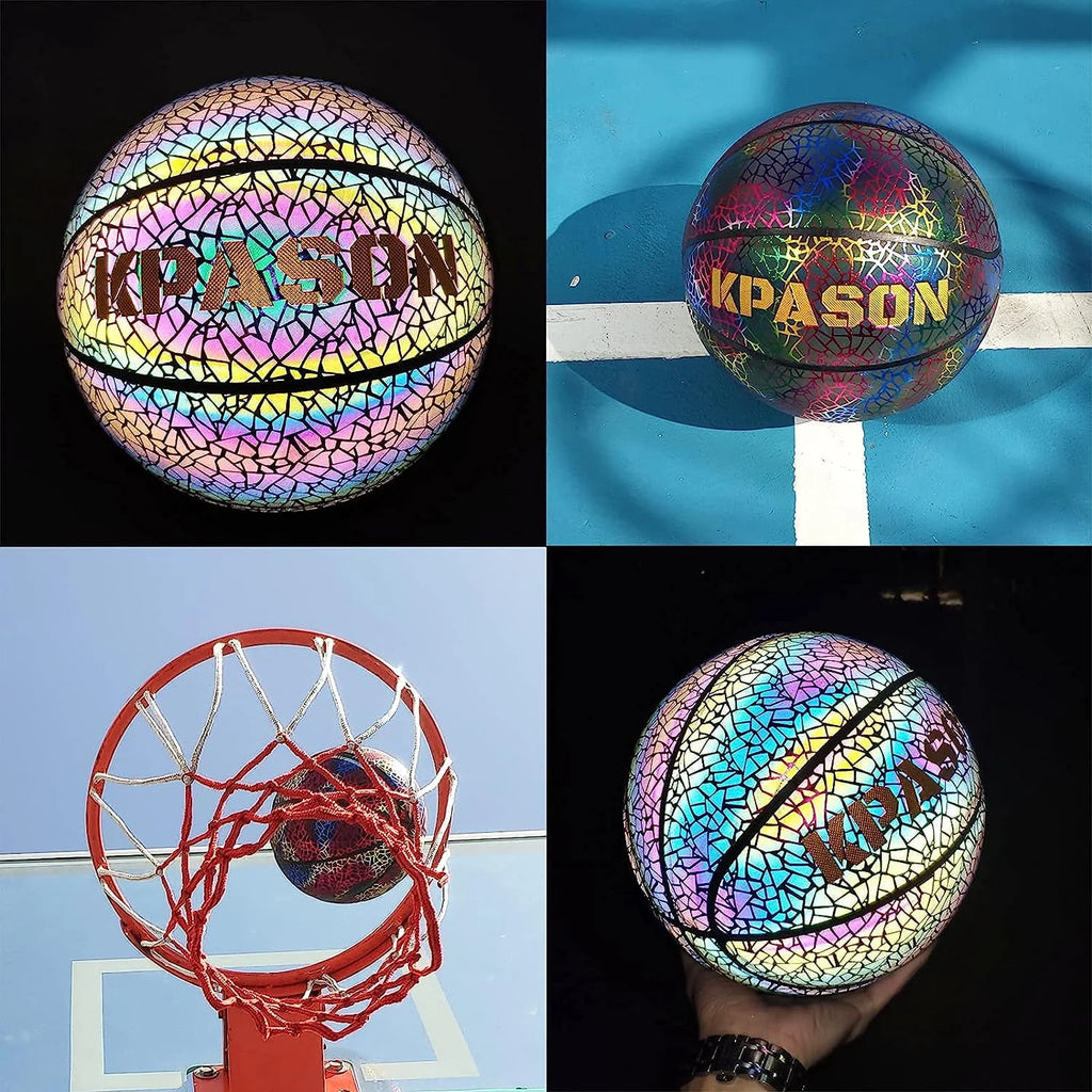Holographic Reflective Composite Leather Basketball C706