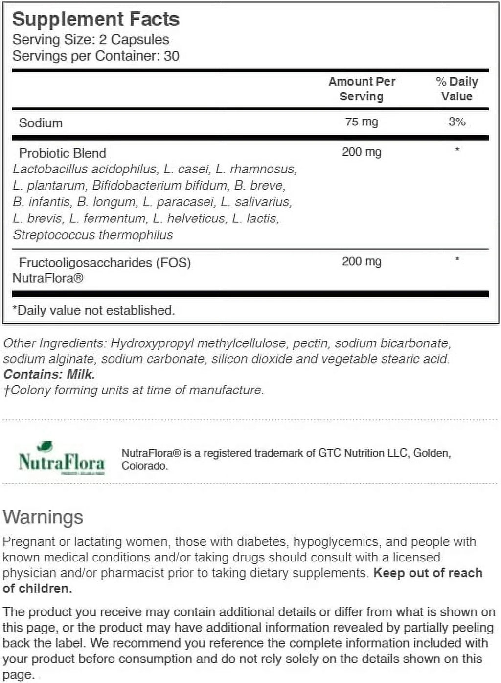 Probiotic 35 Billion CFU 60 Vegetarian Capsules E381