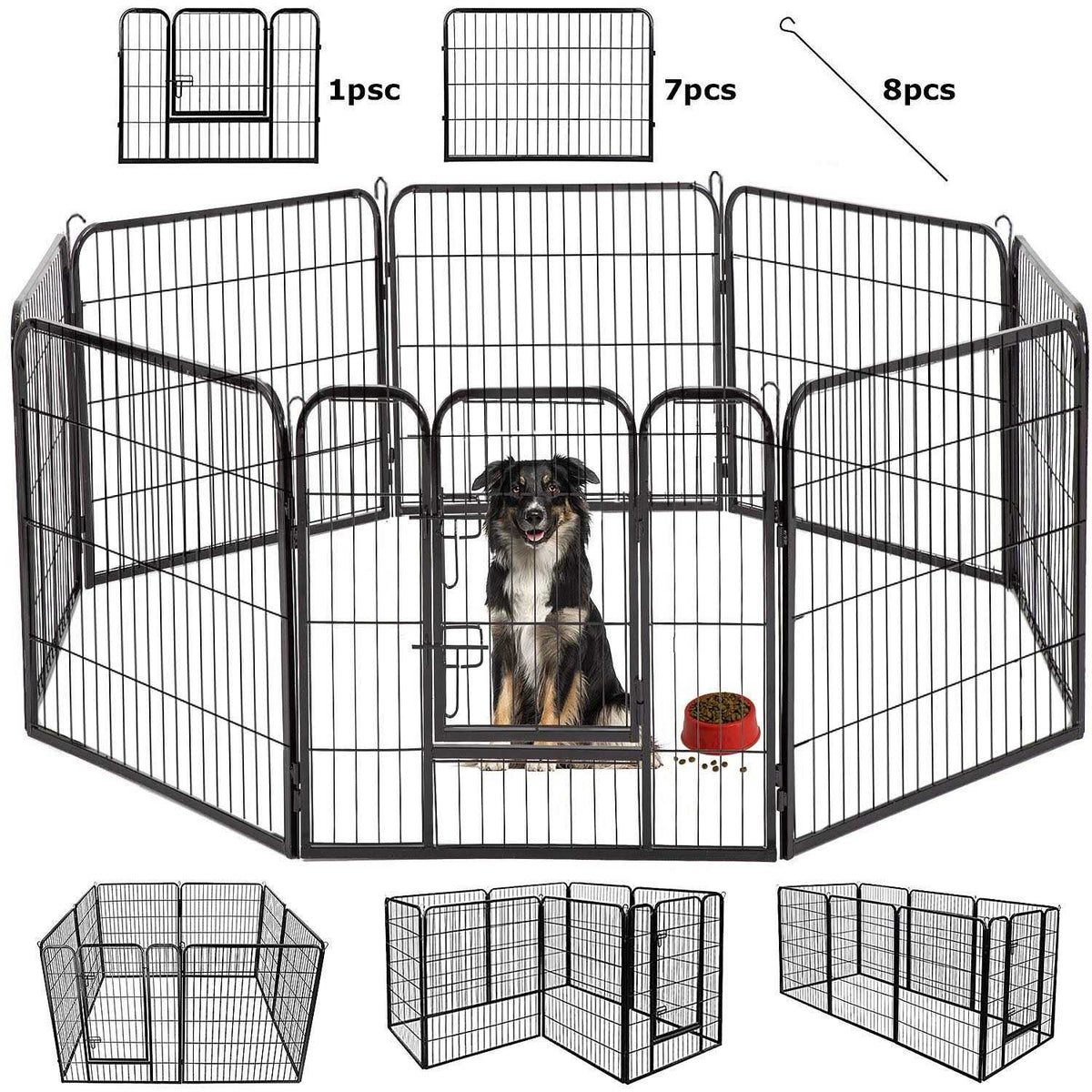 Heavy Duty Pet Playpen Dog Exercise Pen Cat Fence J270