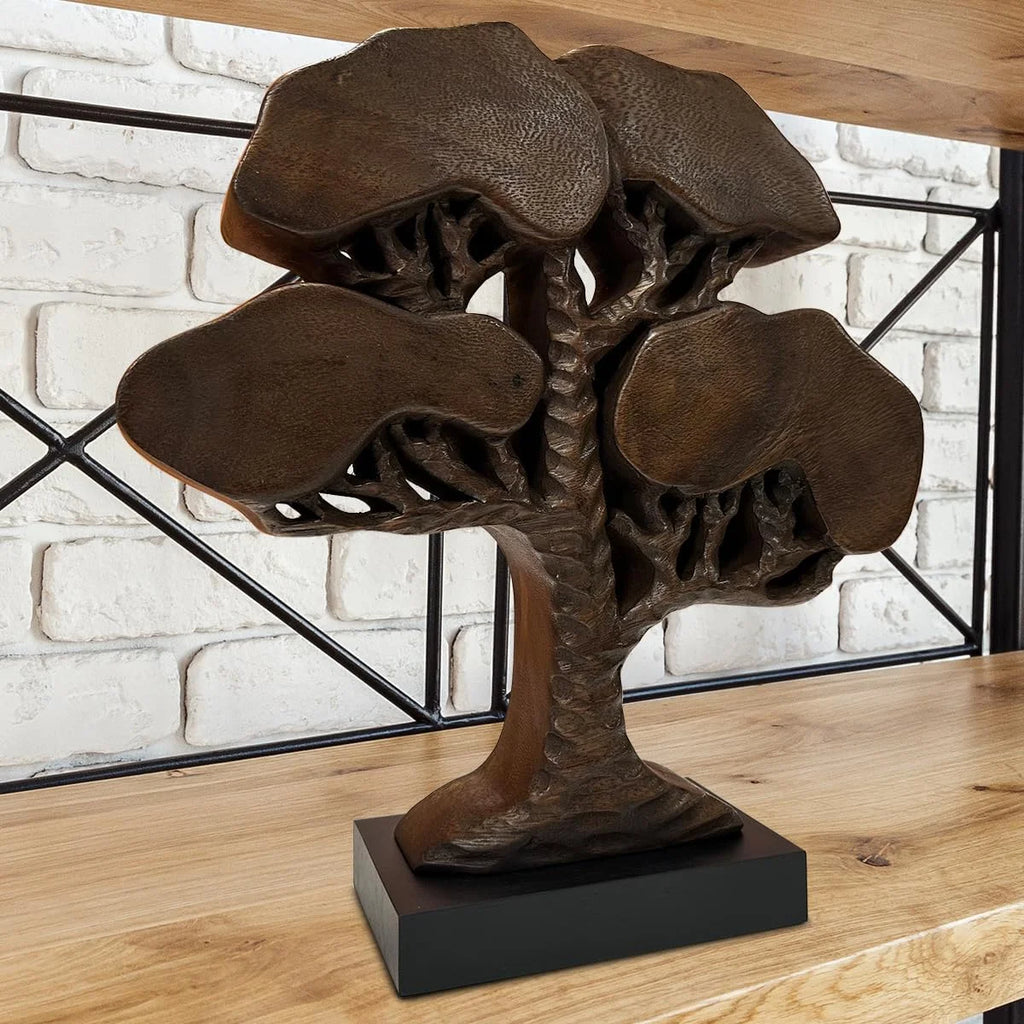 Handcrafted Solid Wood Tree Of Life Centerpiece Z611